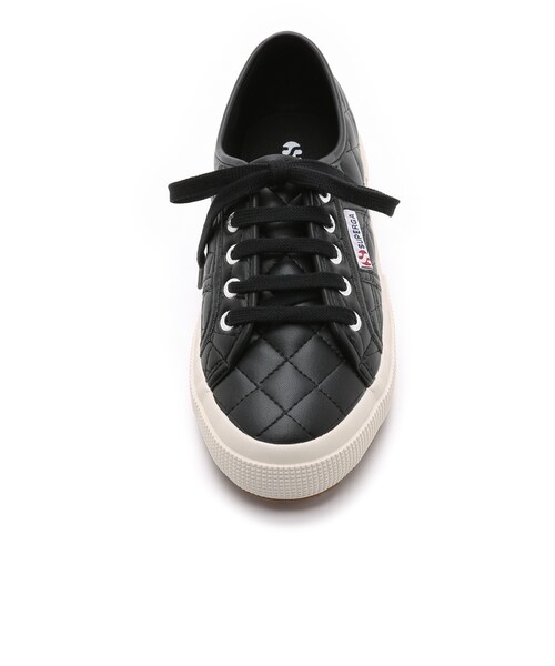 SUPERGA（スペルガ）の「Superga 2750 Quilted Sneakers（スニーカー・レディース・Black/White・6/6.5/7/7.5/8/8.5/9/9.5/10）」の5枚目の写真