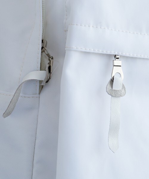 ADAM PATEK（アダムパテック）の「【16S/S 先行予約】ADAM PATEK/スクエアNYLON RYCK（バックパック/リュック・メンズ・ホワイト/ブラック・FREE）」の9枚目の写真