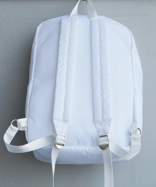 ADAM PATEK（アダムパテック）の「【16S/S 先行予約】ADAM PATEK/スクエアNYLON RYCK（バックパック/リュック・メンズ・ホワイト/ブラック・FREE）」の11枚目の写真