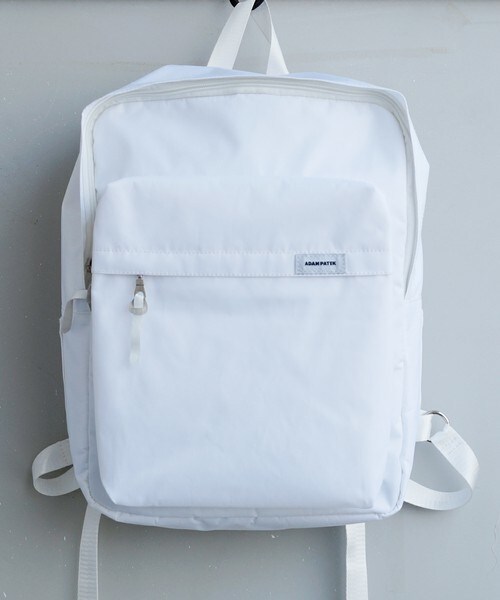 ADAM PATEK（アダムパテック）の「【16S/S 先行予約】ADAM PATEK/スクエアNYLON RYCK（バックパック/リュック・メンズ・ホワイト/ブラック・FREE）」の7枚目の写真