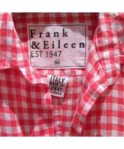 トップスFrank&Eileenギンガムチェックシャツ