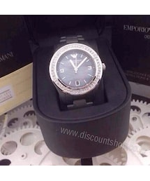 【美品/着用少なめ】ジョルジオ アルマーニ 時計 レディース EMPORIO ARMANI エンポリオアルマーニ 腕時計 レディース 三針