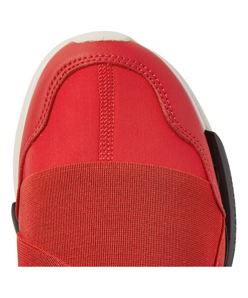Y-3（ワイスリー）の「Qasa Leather-Trimmed Neoprene High-Top Sneakers（シューズ・メンズ・Red・UK 6 (EU 40)/UK 7 (EU 41)/UK 7.5 (EU 41.5)/UK 8 (EU 42)/UK 8.5 (EU 42.5)/UK 9 (EU 43)/UK 9.5 (EU 43.5)/UK 10 (EU 44)/UK 10.5 (EU 44.5)/UK 11 (EU 45)/UK 12 (EU 46)）」の5枚目の写真