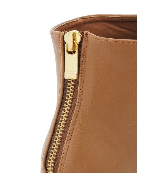 MERCURYDUO（マーキュリーデュオ）の「【GDS】 バックジップシンプルショートブーツ（シューズ・レディース・ブラック/キャメル・36/38）」の8枚目の写真