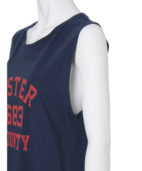 Ungrid(アングリッド)の「ULSTERプリントタンク(トップス・レディース・オフホワイト/ライトグレー/ネイビー・F)」の9枚目の写真