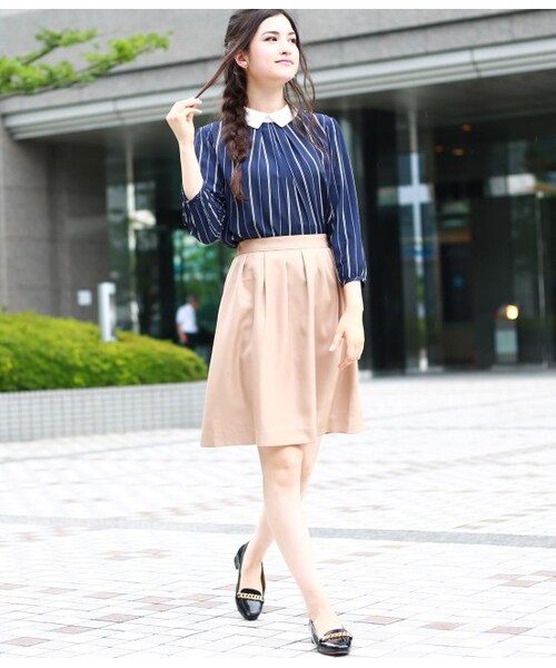 Juze（ジュゼ）の「チェーンローファー（シューズ・レディース・ブラック/グレー/ベージュ系/ワイン・SS/S/M/L/LL）」の11枚目の写真