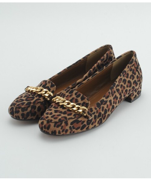 Juze（ジュゼ）の「チェーンローファー（シューズ・レディース・ブラック/グレー/ベージュ系/ワイン・SS/S/M/L/LL）」の4枚目の写真