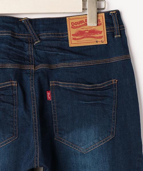 DOUBLE NAME（ダブルネーム）の「スリムサルエルデニムパンツ（その他・レディース・ネイビー/柄A・S/M/L）」の6枚目の写真