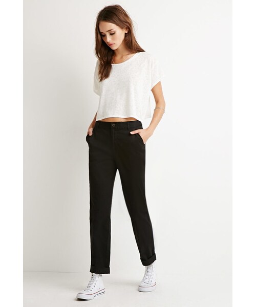 FOREVER 21（フォーエバー トゥエンティーワン）の「FOREVER 21 Classic Chino Pants（その他パンツ・レディース・Black/Blue/Beige/Green・24/25/26/27/28/29/30/31）」の15枚目の写真