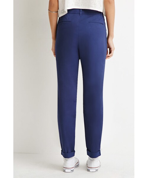 FOREVER 21（フォーエバー トゥエンティーワン）の「FOREVER 21 Classic Chino Pants（その他パンツ・レディース・Black/Blue/Beige/Green・24/25/26/27/28/29/30/31）」の14枚目の写真