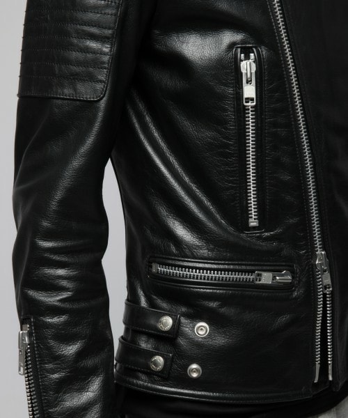 VANQUISH（ヴァンキッシュ）の「カウレザーパテッドシングルライダース