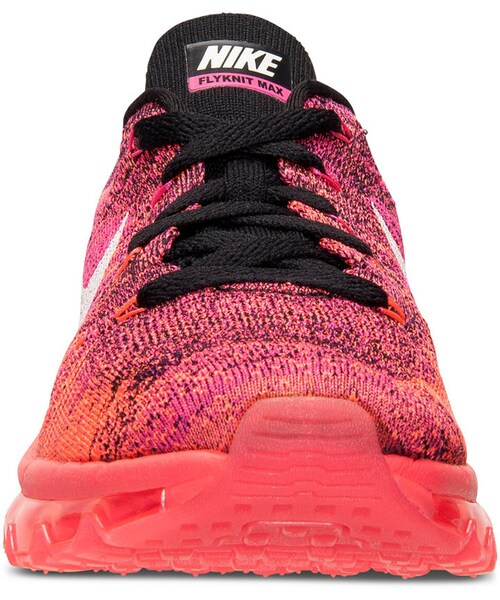 NIKE(ナイキ)の「Nike Women's Flyknit Air Max Running Sneakers from Finish Line(スニーカー・レディース・Red・6/6.5/7/7.5/8/8.5/9/9.5/10/10.5/11)」の3枚目の写真