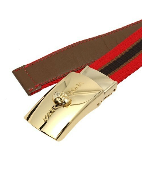 MARK & LONA（マークアンドロナ）の「Skull GI Belt 【GOLD