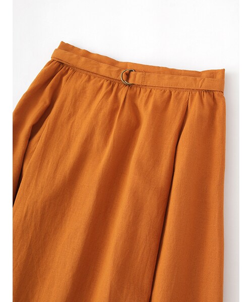 w closet（ダブルクローゼット）の「ベルト付きロングスカート（スカート・レディース・オレンジ/レッド/ブラック・FREE）」の7枚目の写真