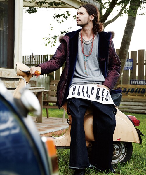 glamb（グラム）の「Barkley down JKT（ジャケット/アウター・メンズ・White/Burgundy/Black・Size1/Size2/Size3/Size4）」の19枚目の写真