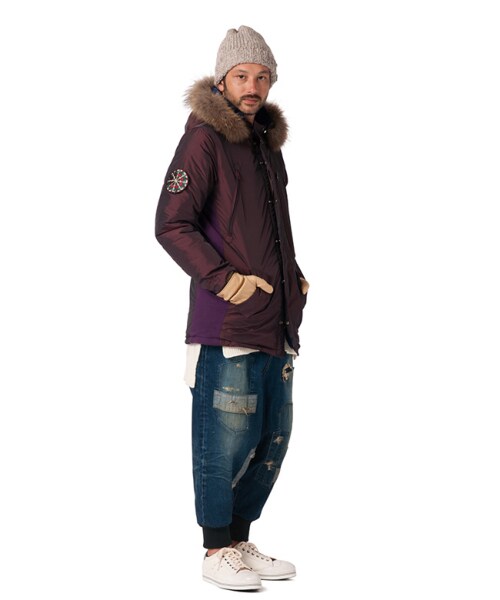 glamb（グラム）の「Barkley down JKT（ジャケット/アウター・メンズ・White/Burgundy/Black・Size1/Size2/Size3/Size4）」の12枚目の写真