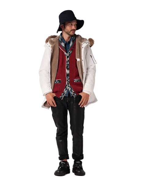 glamb（グラム）の「Barkley down JKT（ジャケット/アウター・メンズ・White/Burgundy/Black・Size1/Size2/Size3/Size4）」の14枚目の写真