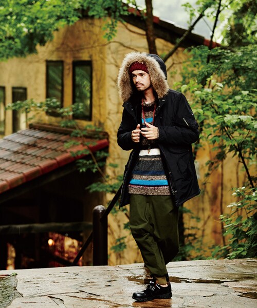 glamb（グラム）の「Barkley down JKT（ジャケット/アウター・メンズ・White/Burgundy/Black・Size1/Size2/Size3/Size4）」の17枚目の写真