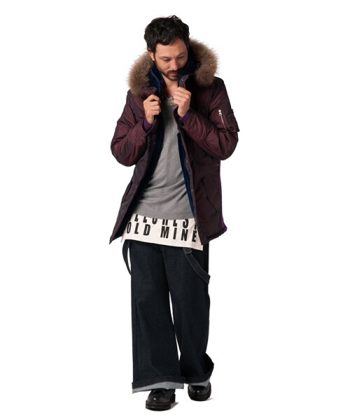 glamb（グラム）の「Barkley down JKT（ジャケット/アウター・メンズ・White/Burgundy/Black・Size1/Size2/Size3/Size4）」の15枚目の写真