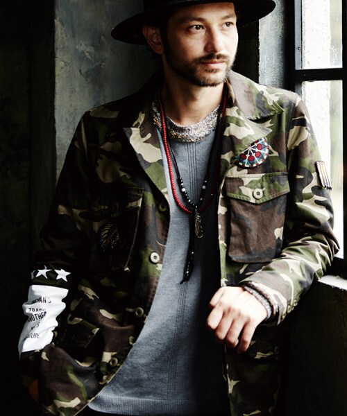 glamb（グラム）の「Marques M-65（ジャケット/アウター・メンズ・Camoufla/Red check/Black・Size1/Size2/Size3/Size4）」の15枚目の写真