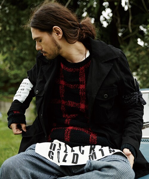 glamb（グラム）の「Marques M-65（ジャケット/アウター・メンズ・Camoufla/Red check/Black・Size1/Size2/Size3/Size4）」の14枚目の写真