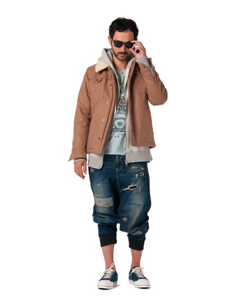 glamb（グラム）の「Otis CS（トップス・メンズ・Gray/Black・Size1/Size2/Size3/Size4）」の8枚目の写真