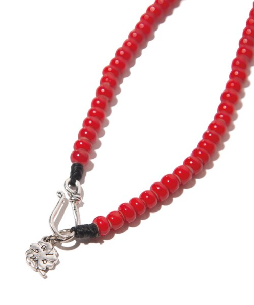 glamb（グラム）の「Celuta beads necklace（アクセサリー・メンズ・Red・Free）」の4枚目の写真