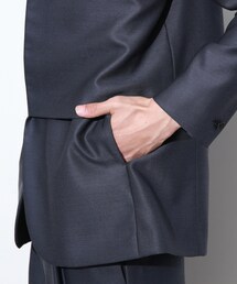 ETHOSENS（エトセンス）の「モヘアウールノーカラージャケット