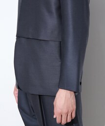 ETHOSENS（エトセンス）の「モヘアウールノーカラージャケット