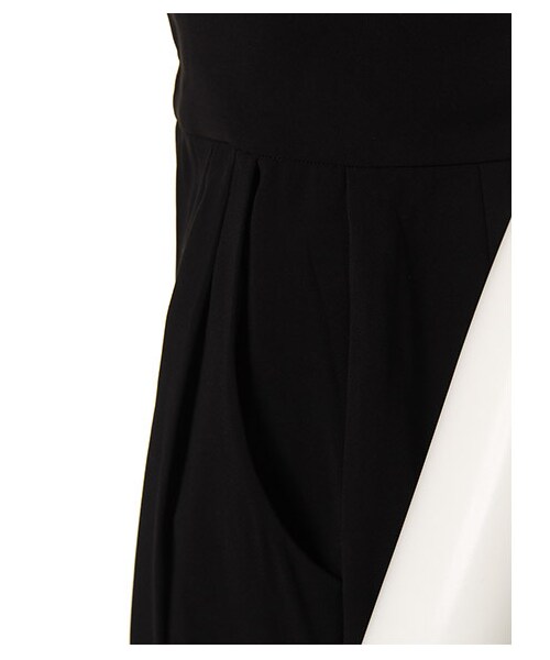 SPIRALGIRL(スパイラルガール)の「ハイウエストタックパンツ(パンツ・レディース・ブラック/カーキ/オフホワイト系・1)」の9枚目の写真