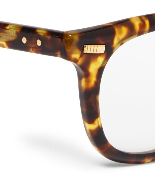 THOM BROWNE（トムブラウン）の「Thom Browne Square-Frame Tortoiseshell Acetate Optical Glasses（メガネ・メンズ・Brown・One Size）」の7枚目の写真