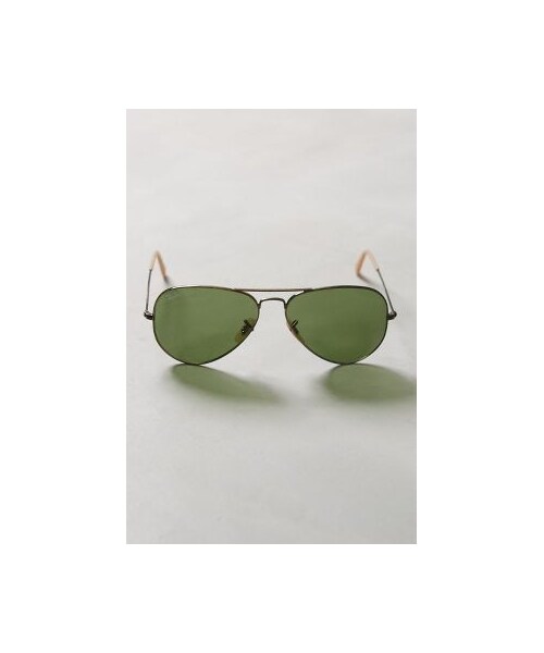 Ray-Ban（レイバン）の「Ray-Ban Distressed Aviators Brown One Size Eyewear（サングラス・レディース・Brown/Gray・One Size）」の2枚目の写真
