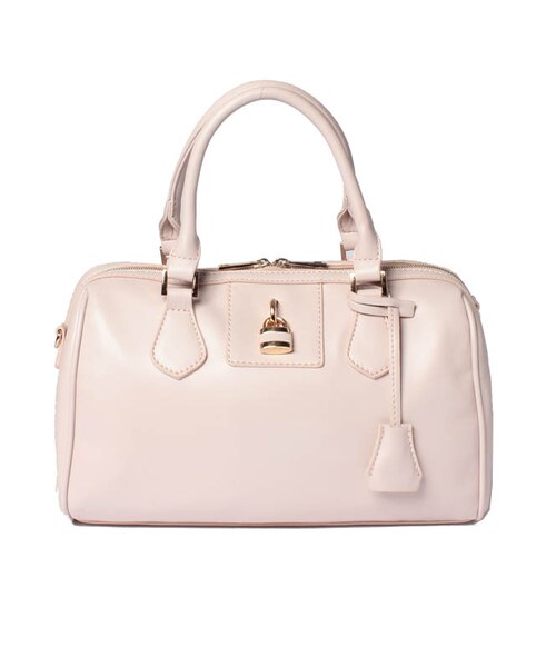 31 Sons de mode（トランテアン　ソン　ドゥ　モード）の「ダブルファスナーボストンバッグ【矢野未希子ちゃん着用】（バッグ・レディース・ブラック/ピンク/ブルー/キャメル・フリー）」の2枚目の写真