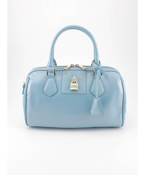 31 Sons de mode（トランテアン　ソン　ドゥ　モード）の「ダブルファスナーボストンバッグ【矢野未希子ちゃん着用】（バッグ・レディース・ブラック/ピンク/ブルー/キャメル・フリー）」の3枚目の写真