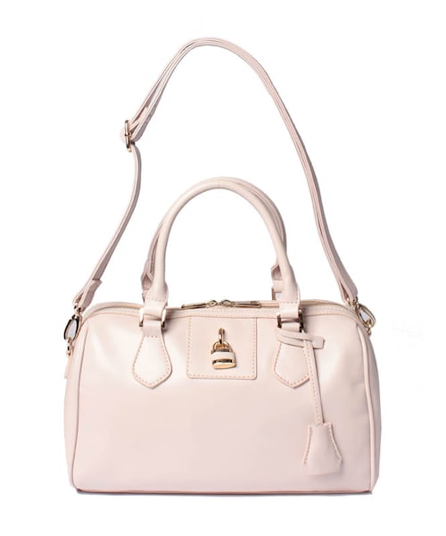 31 Sons de mode（トランテアン　ソン　ドゥ　モード）の「ダブルファスナーボストンバッグ【矢野未希子ちゃん着用】（バッグ・レディース・ブラック/ピンク/ブルー/キャメル・フリー）」の6枚目の写真