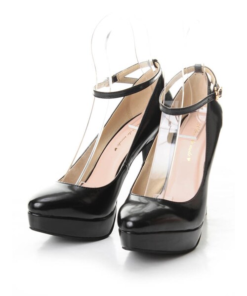 31 Sons de mode（トランテアン　ソン　ドゥ　モード）の「ストラップ付きパンプス《予約アイテム》（シューズ・レディース・ブラック/オフホワイト/ホワイト/ベージュ・S/M/L）」の3枚目の写真