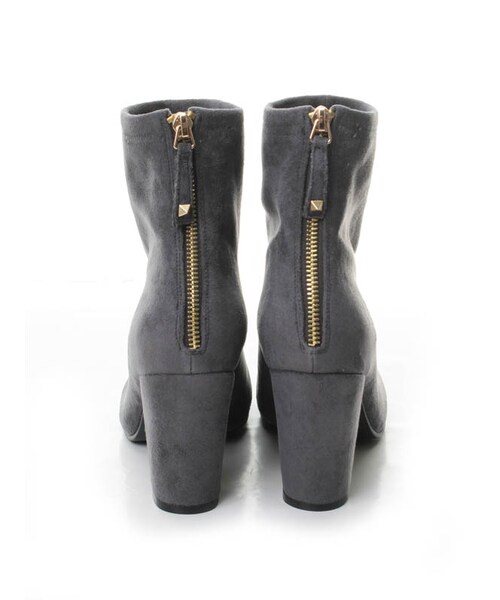 31 Sons de mode（トランテアン　ソン　ドゥ　モード）の「ストレッチショートブーツ《予約アイテム》（シューズ・レディース・モカブラウン/ブラック/グレー・S/M/L）」の5枚目の写真