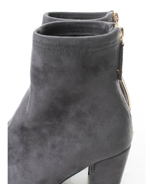 31 Sons de mode（トランテアン　ソン　ドゥ　モード）の「ストレッチショートブーツ《予約アイテム》（シューズ・レディース・モカブラウン/ブラック/グレー・S/M/L）」の8枚目の写真