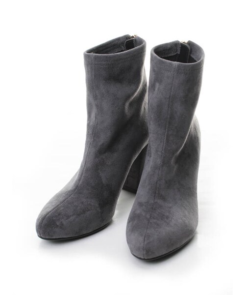 31 Sons de mode（トランテアン　ソン　ドゥ　モード）の「ストレッチショートブーツ《予約アイテム》（シューズ・レディース・モカブラウン/ブラック/グレー・S/M/L）」の3枚目の写真