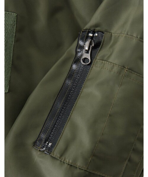 LOVFEE（ラッフィ）の「復古素色舖棉防風夾克外套（その他・メンズ・黑/軍綠・S/M/L）」の7枚目の写真