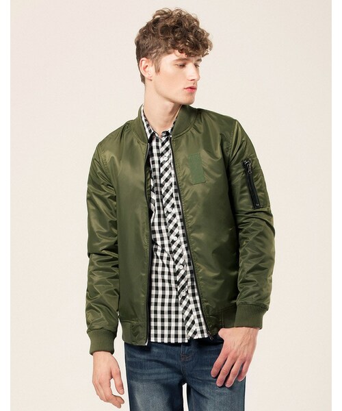 LOVFEE（ラッフィ）の「復古素色舖棉防風夾克外套（その他・メンズ・黑/軍綠・S/M/L）」の10枚目の写真