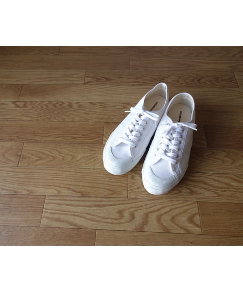 maccheronian(マカロニアン)の「maccheronian マカロニアン MC-1307F キャンバススニーカー WHT ホワイト UNISEX 男女兼用(スニーカー・メンズ・その他)」の1枚目の写真