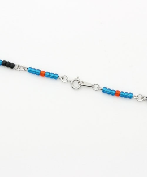 DISCOVERED（ディスカバード）の「DISCOVERED ビーズネックレス（ネックレス・メンズ・ブラック/ライトブルー・FREE）」の7枚目の写真