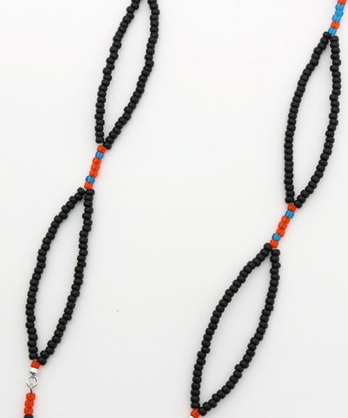 DISCOVERED（ディスカバード）の「DISCOVERED ビーズネックレス（ネックレス・メンズ・ブラック/ライトブルー・FREE）」の6枚目の写真