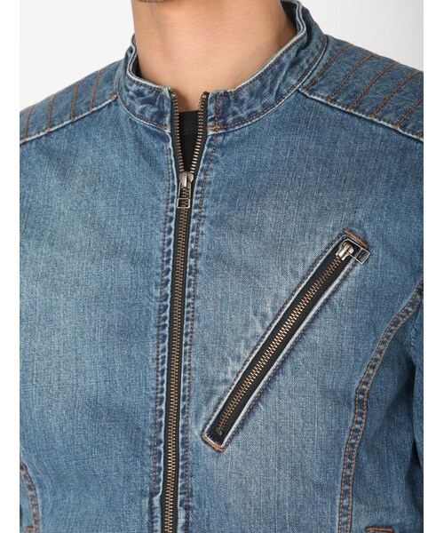 AVIREX（アヴィレックス）の「DS AVI DENIM RIDERS（ジャケット/アウター・メンズ・USED/W/USED・M/L/XL）」の6枚目の写真