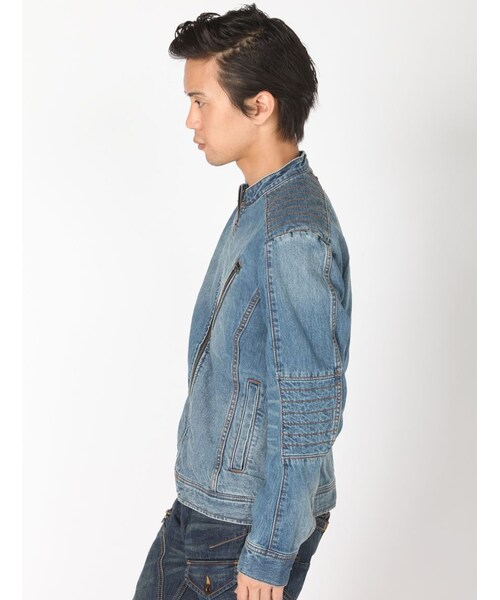 AVIREX（アヴィレックス）の「DS AVI DENIM RIDERS（ジャケット/アウター・メンズ・USED/W/USED・M/L/XL）」の4枚目の写真
