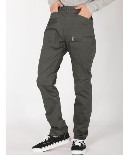 AVIREX（アヴィレックス）の「DS AVI STRETCH DOBBY（パンツ・メンズ・GREY/CHARCOL/CAMO/OLIVE・M/L/XL/XXL）」の3枚目の写真