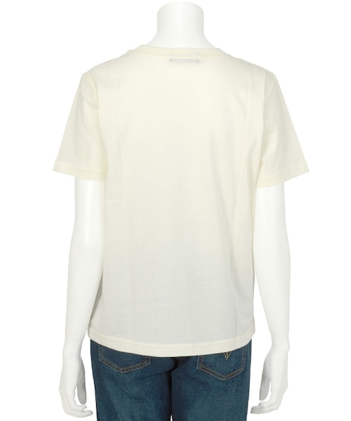 Ne-net（ネネット）の「I AM ON FIRE! T / Tシャツ（トップス・レディース・off white/yellow・02）」の5枚目の写真