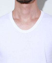 ATTACHMENT（アタッチメント）の「プリモアフライスUネック5分袖 