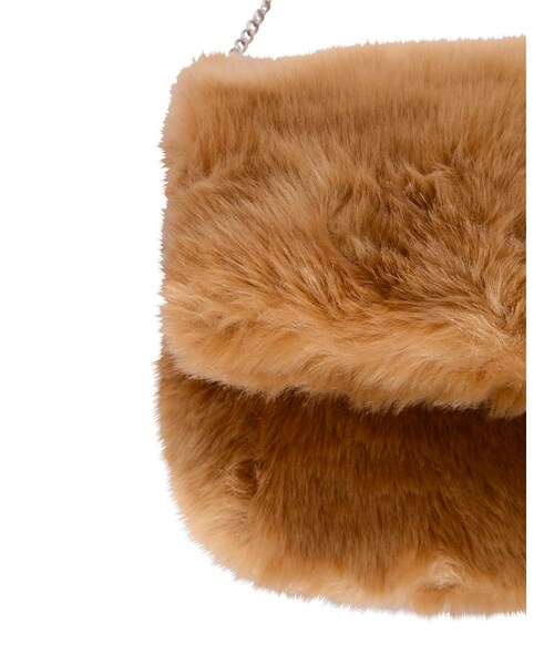 MERCURYDUO（マーキュリーデュオ）の「【GDS】 フェイクファー折り返しクラッチBAG（バッグ・レディース・オフホワイト/ライトグレー/ミントグリーン/キャメル・F(折ってある状態)）」の14枚目の写真